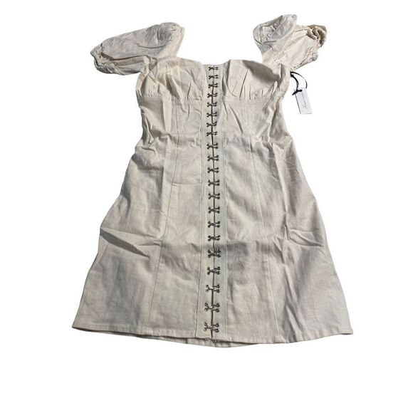 Lowers + Friends Jeanette Dress in Ivory Size XS New With Defect (8-2) - Picture 3 of 8